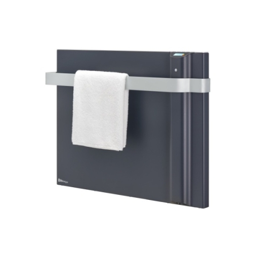 KLIMA 7 AS grzejnik hybrydowy, dualny panel grzewczy z relingiem 750W, antracyt szary (Dual Therm)