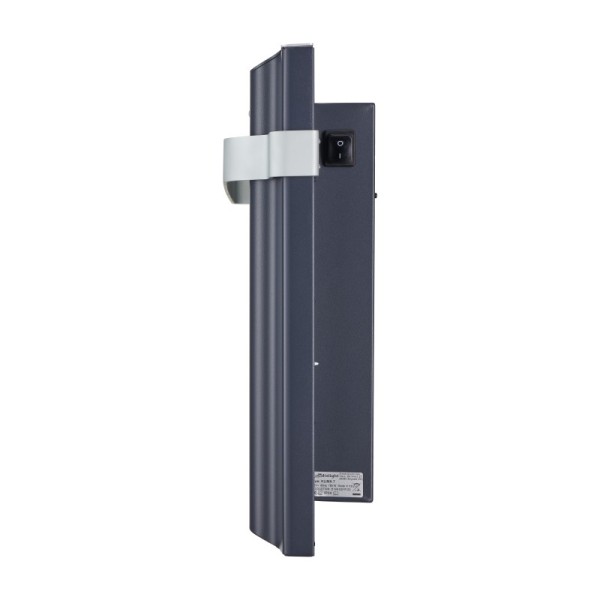KLIMA 7 AS grzejnik hybrydowy, dualny panel grzewczy z relingiem 750W, antracyt szary (Dual Therm)