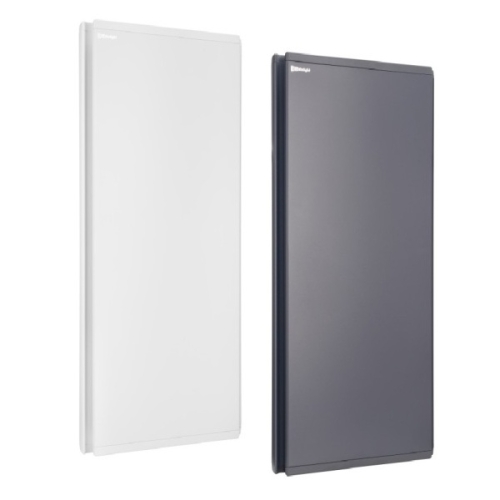 ICON 10 grzejnik hybrydowy (pionowy), dualny panel grzewczy 1000W (kolory: biały, antracyt)