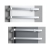 ICON 10 grzejnik hybrydowy (pionowy) z relingami, dualny panel grzewczy 1000W (kolory: biały, antracyt)