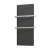 ICON 10 grzejnik hybrydowy (pionowy) z relingami, dualny panel grzewczy 1000W (kolor antracyt)