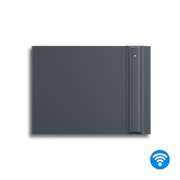 KLIMA 7 WiFi grzejnik hybrydowy, dualny panel grzewczy 750W, antracyt szary (Dual Therm) - sterowanie przez internet