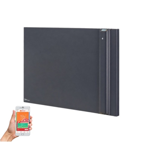 KLIMA 10 WiFi grzejnik hybrydowy, dualny panel grzewczy 1000W, antracyt szary (Dual Therm) - sterowanie przez internet