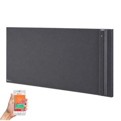 KLIMA 20 WiFi grzejnik hybrydowy, dualny panel grzewczy 2000W, antracyt szary (Dual Therm) - sterowanie przez internet