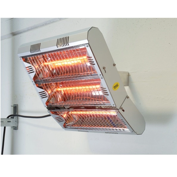 HATHOR Three 6000W Promiennik ciepła podczerwieni (IP20, lampa: gold)