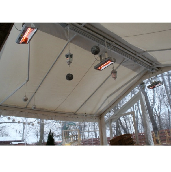 HATHOR Three 6000W Promiennik ciepła podczerwieni (IP20, lampa: gold)