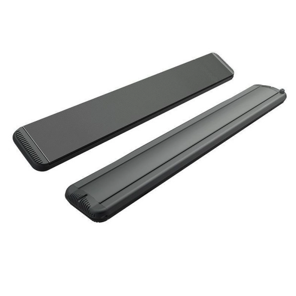 Hot-Top panel grzewczy na podczerwień, promiennik - kolor: czarny, przód -tył