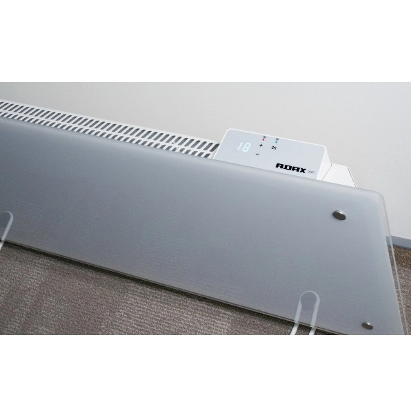 CLEA H  (WiFi) Grzejnik elektryczny, szklany konwektor - termostat