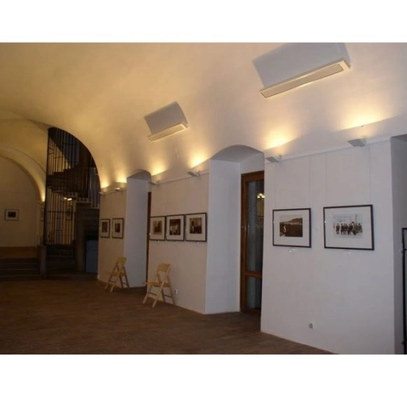 Przemysłowy panel grzewczy na podczerwień  ECOSUN S+  - ogrzewanie muzeum, galerii