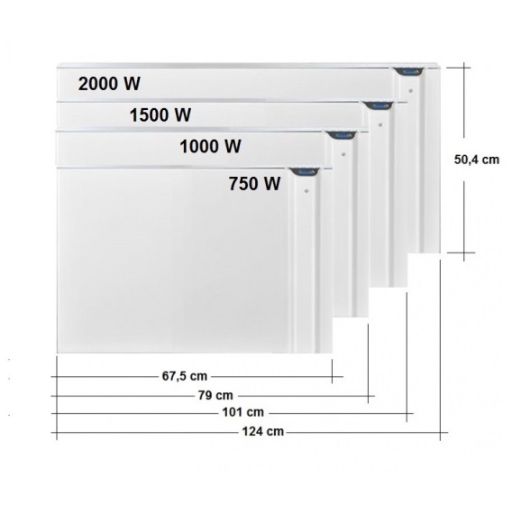 KLIMA  grzejniki hybrydowe, dualny panele grzewcze