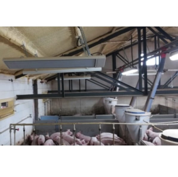 Przemysłowe panele grzewcze na podczerwień Ecosun S+  Anticor -  ogrzewanie obiektów rolniczych