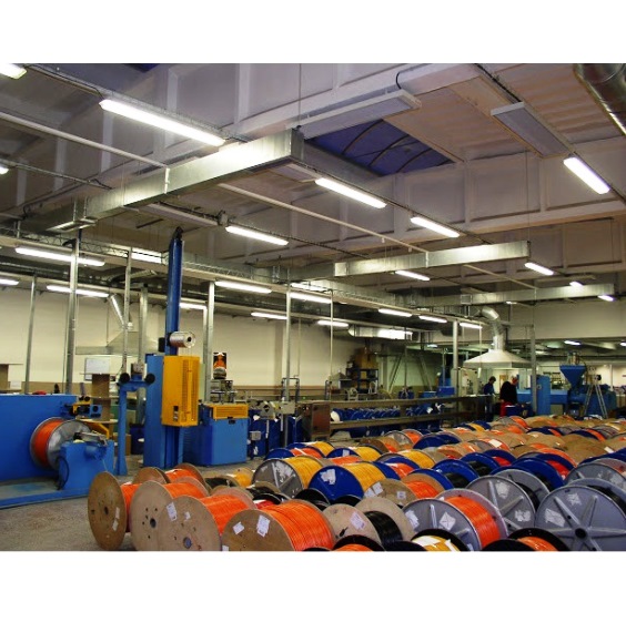 Przemysłowe panele grzewcze na podczerwień Ecosun S+  Anticor - ogrzewanie hal produkcyjnych, magazynów