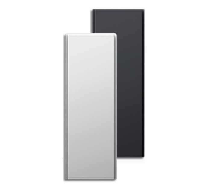 ICON  10 grzejnik hybrydowy (pionowy), dualny panel grzewczy 1000W (kolory: biały, antracyt)
