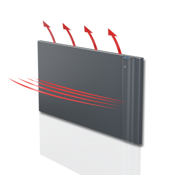 KLIMA  grzejnik hybrydowy, dualny panel grzewczy  (antracyt)