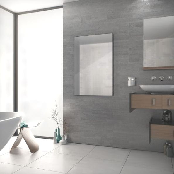 VCIR-G lustro  panel grzewczy na podczerwień, szklany grzejnik promiennikowy (ścienny)