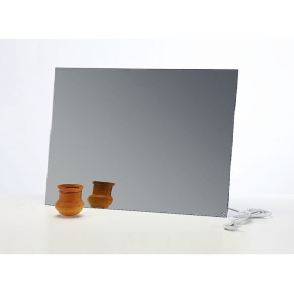 VCIR-G lustro 600W panel grzewczy na podczerwień, szklany grzejnik promiennikowy (ścienny)