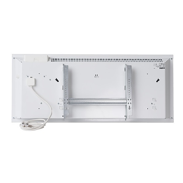 NEO H  (WiFi) Biały, grzejnik elektryczny - tył, mocowanie