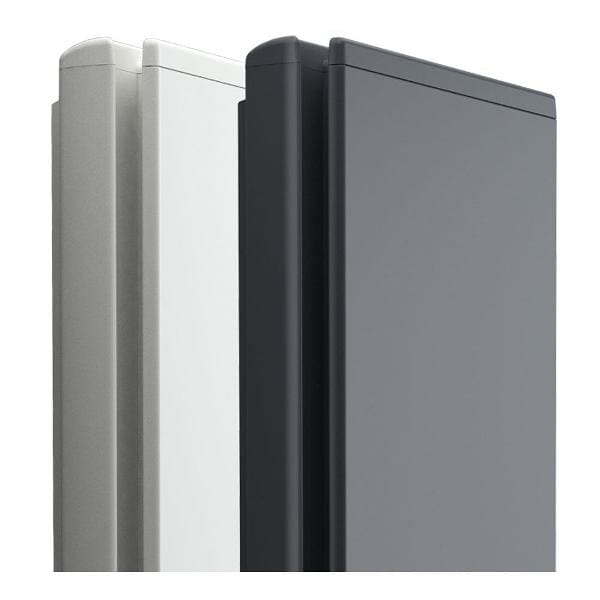 ICON   grzejnik hybrydowy (pionowy), dualny panel grzewczy (kolory: biały, antracyt)