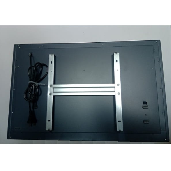 KLIMA  grzejnik hybrydowy, dualny panel grzewczy z relingiem  (antracyt)  - mocowanie , tył obudowy