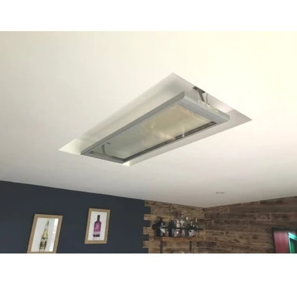 ILMIT TG  szklany panel grzewczy na podczerwień, grzejnik promiennikowy (ścienno-sufitowy), przezroczysty