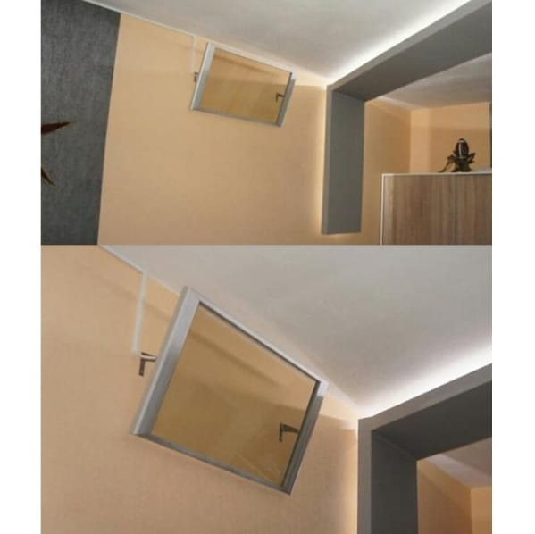 ILMIT TG  szklany panel grzewczy na podczerwień, grzejnik promiennikowy (ścienno-sufitowy), przezroczysty