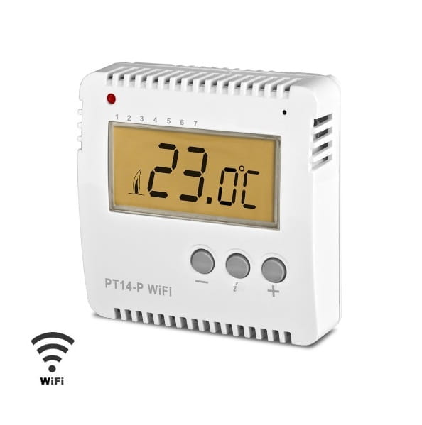 PT14-P WiFi Termostat, programowalny regulator temperatury (sterowanie przez internet)