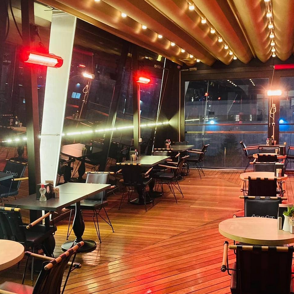 ELCON seria EIR Promienniki ciepła podczerwieni - ogrzewanie strefowe, zewnętrzne HoReCa