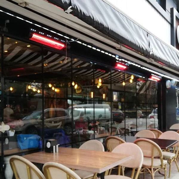 ELCON seria EIR Promienniki ciepła podczerwieni - ogrzewanie strefowe, zewnętrzne HoReCa