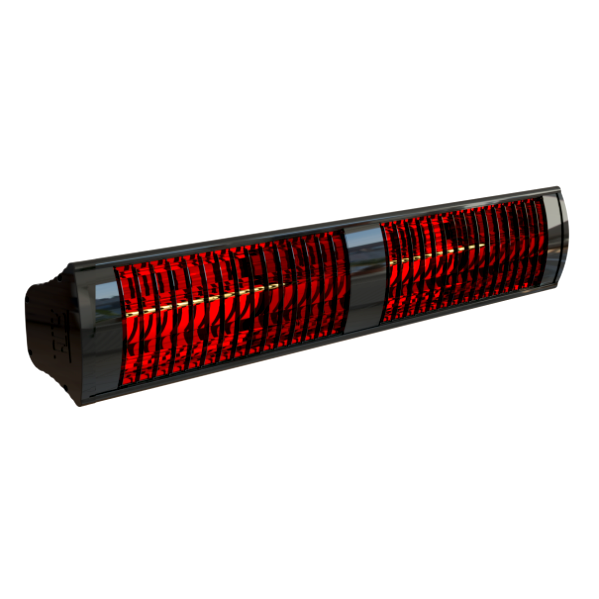 ELCON EIR-3000 Promiennik ciepła podczerwieni, czarny 3000W (IP55, lampy: gold)