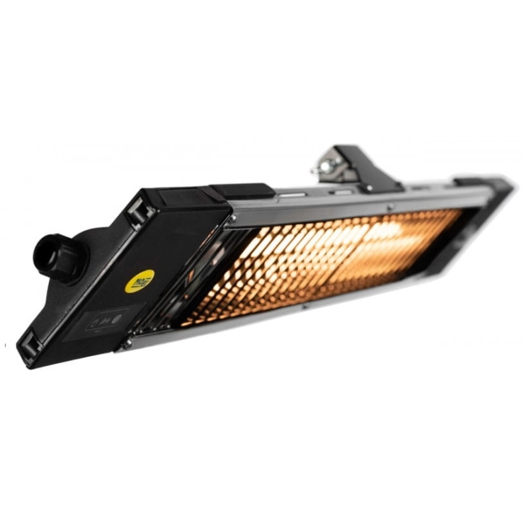 PETALO 1200W Promiennik ciepła podczerwieni z pilotem (IP55, lampa: white frozen)