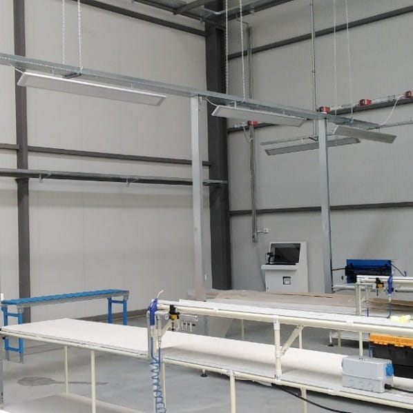 ILMIT AL   panel grzewczy na podczerwień, promiennik -przykład zastosowania (foto- poprzednia wersja)