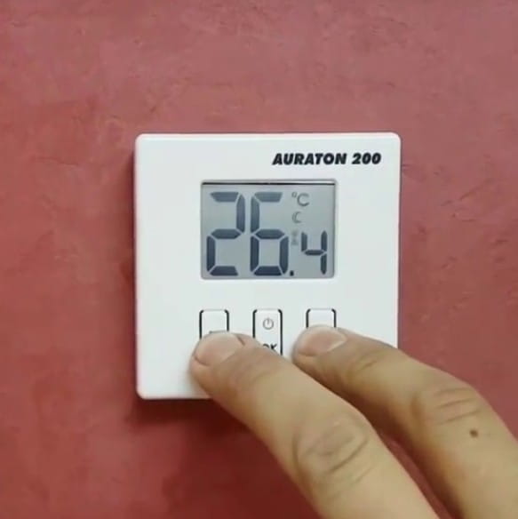 200 RT Bezprzewodowy manualny termostat, regulator temperatury