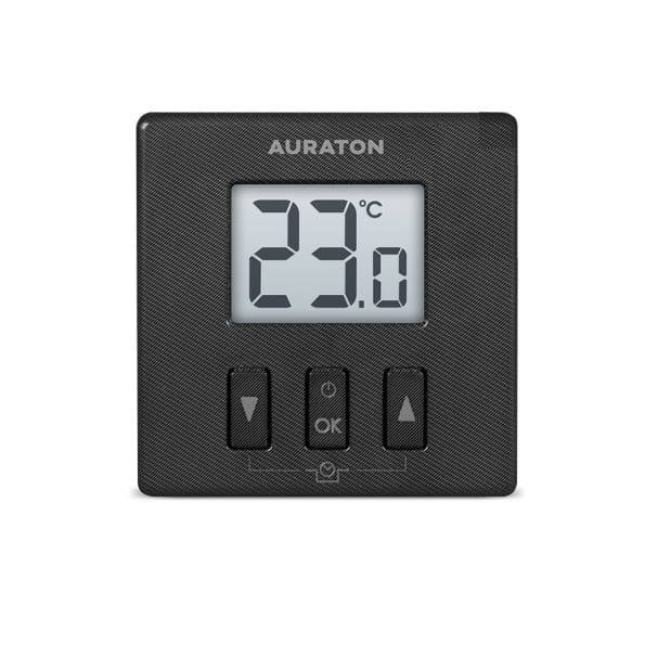 200 RT-B Bezprzewodowy manualny termostat, regulator temperatury - czarny