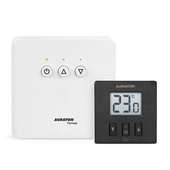 200 RT-B Bezprzewodowy manualny termostat, regulator temperatury (zestaw: odbiornik i nadajnik) , czarny