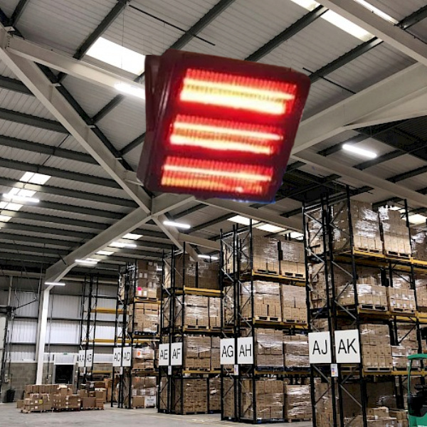 ELCON TH-6000 Promiennik ciepła podczerwieni 6000W (IP55, lampy: gold)