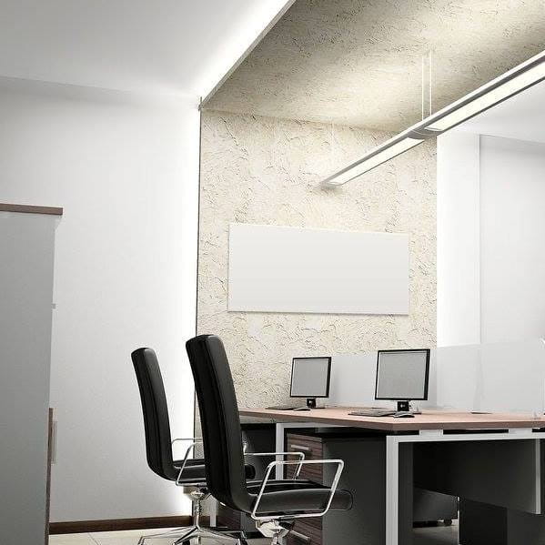 INFRA POWER PLATE Classic Glatt uniwersalny panel grzewczy na podczerwień, grzejnik promiennikowy (sufitowo - ścienny) , Infra Light