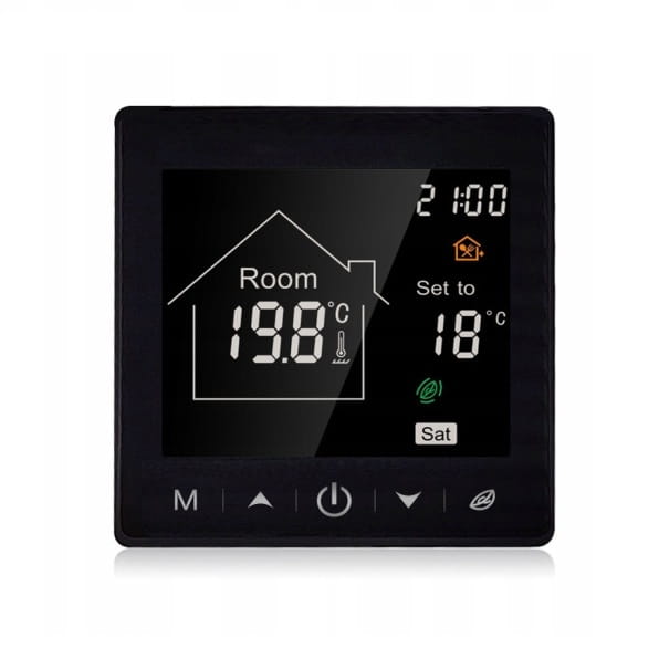 BC-400-E Programowalny termostat, regulator temperatury, czarny