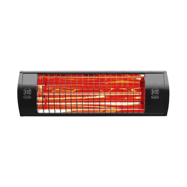 ELCON EIR-1500 Promiennik ciepła podczerwieni, czarny 1500W (IP55, lampa: gold)