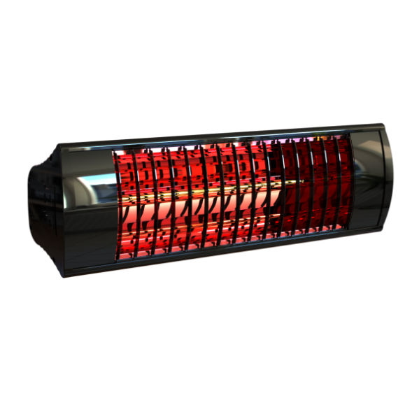 ELCON EIR-2000 Promiennik ciepła podczerwieni, czarny 2000W (IP55, lampa: gold)