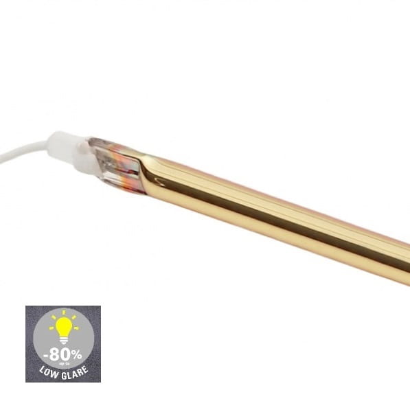 EIR Lampa 2000W (Gold ULTRA LOW GLARE, IR-A, 44cm) do promienników podczerwieni, emiter, żarnik (z serii Elcon EIR)