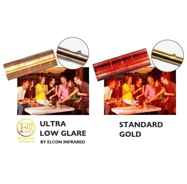 EIR Lampa 2000W (Gold ULTRA LOW GLARE, IR-A, 44cm) do promienników podczerwieni - porównanie