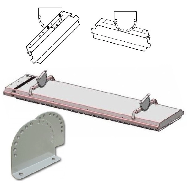 ECOSUN S+  panel grzewczy na podczerwień - mocowanie ścienne (opcja dodatkowa)