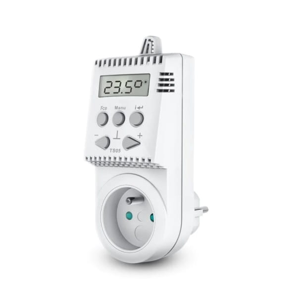 TS-05 Manualny termostat gniazdkowy, regulator temperatury