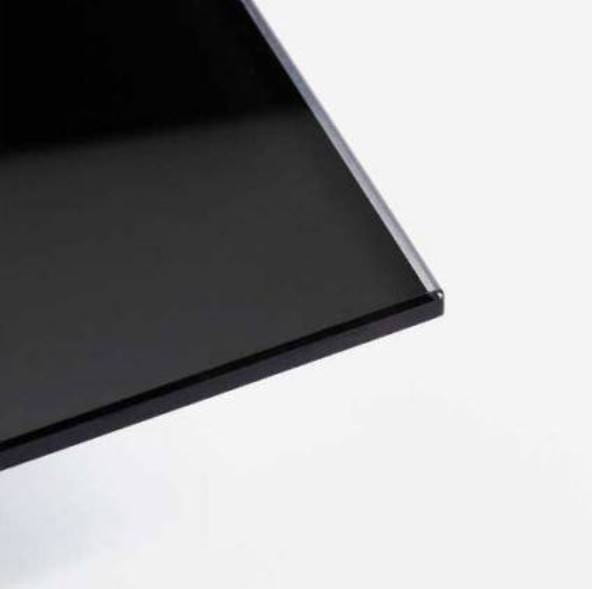 VCIR-G 800W TR szklany panel grzewczy na podczerwień, łazienkowy grzejnik promiennikowy z relingiem (ścienny), czarny