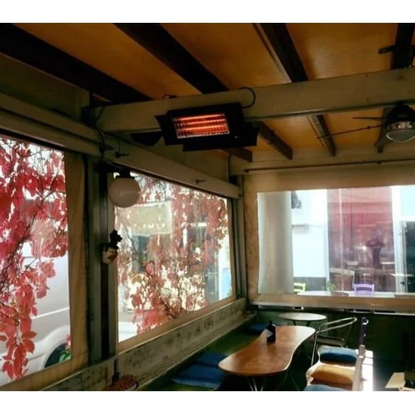 OASI 2000W/1000W Promiennik ciepła podczerwieni (lampa: carbon) + pilot