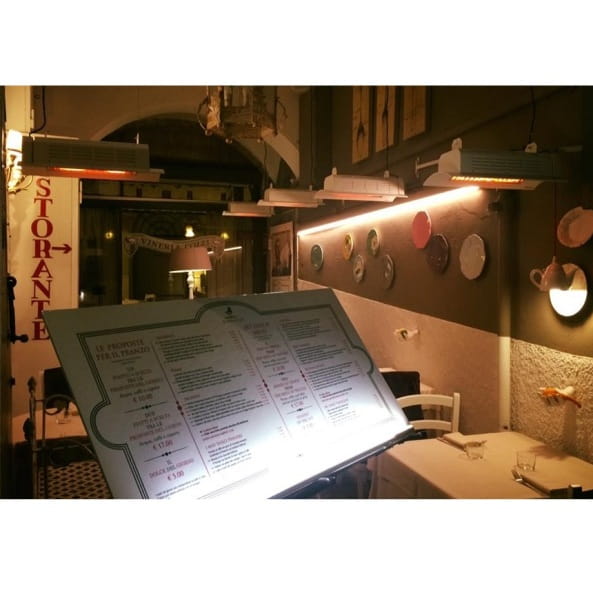 OASI 2000W/1000W Promiennik ciepła podczerwieni (lampa: carbon) + pilot