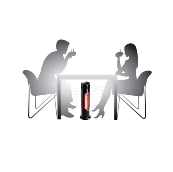 IMUS 550W Promiennik ciepła podczerwieni podłogowy, nagrzewnica pod stołem  (Mensa Heating)