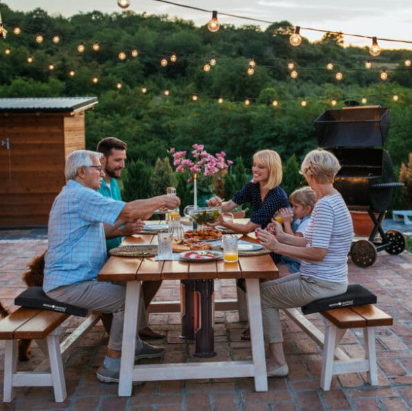 IMUS 550W Promiennik ciepła podczerwieni stojący - kolor: szary (Mensa Heating)