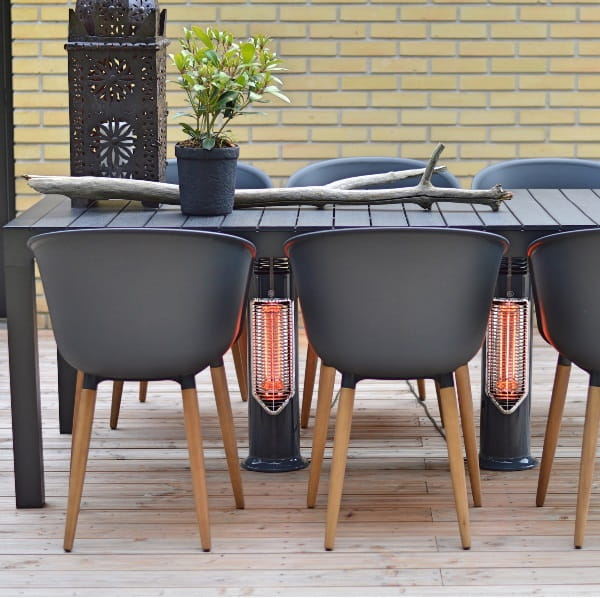 IMUS 550W Promiennik ciepła podczerwieni stojący - kolor: szary (Mensa Heating)