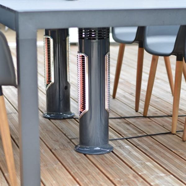 IMUS 550W Promiennik ciepła podczerwieni stojący - kolor: szary (Mensa Heating)